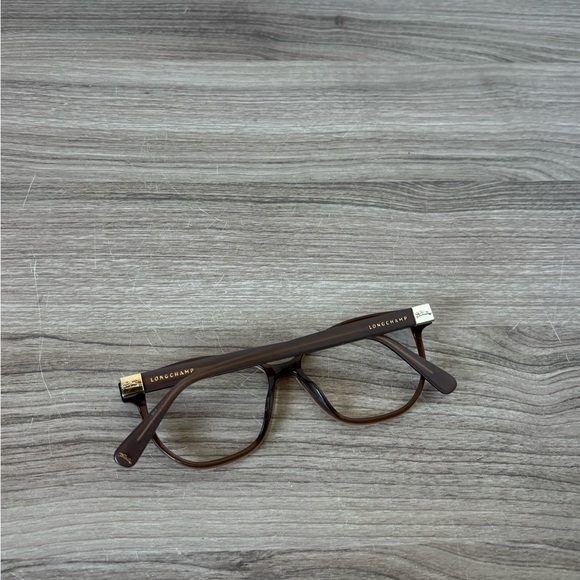 Longchamp Eyeglasses Brown / Silver Eyewear LO2663 272 52 14 *FRAME ONLY*❤️ - Picture 7 of 8